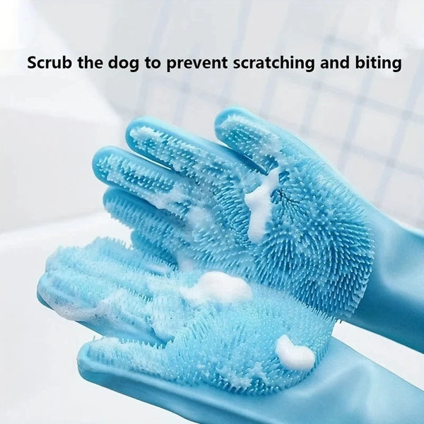Magic Pet Grooming Glove Set